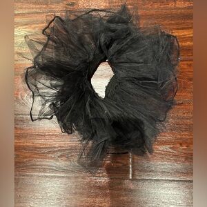 SANSHA Large Child  Black Tulle Tutu Short Ballerina Dance Skirt